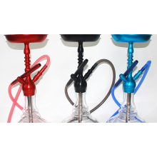 WOYU high quality aluminum 2pipes narguile hotel spa shisha hookah